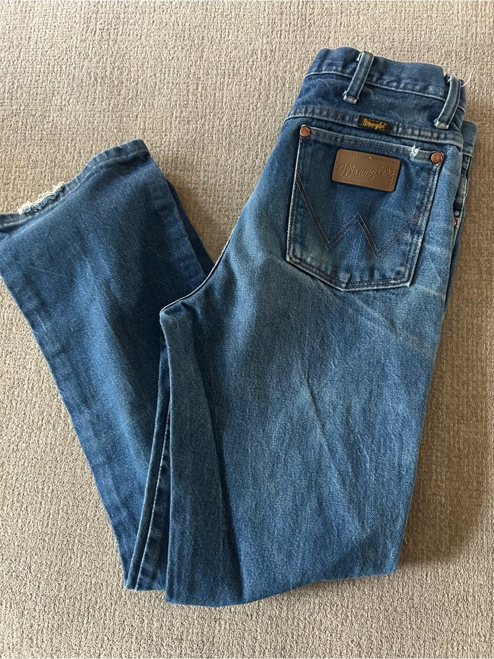 Wrangler Women’s Blue Denim Jeans - Classic Straight Fit